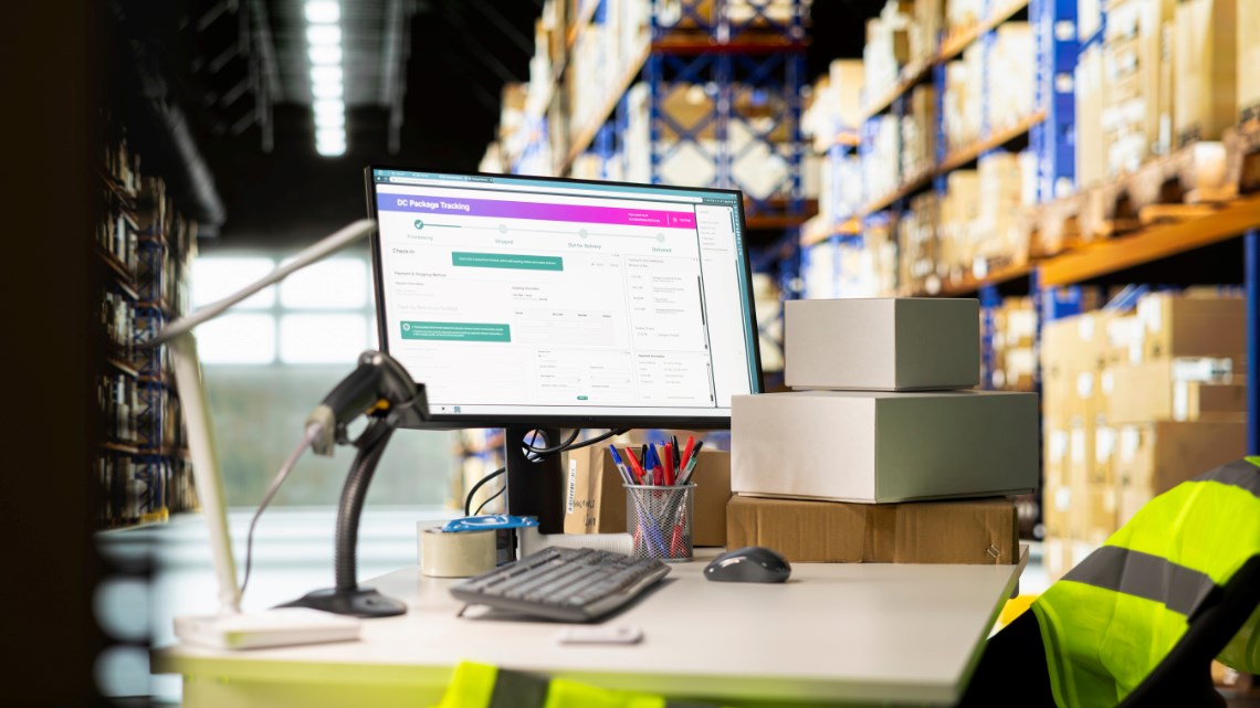 B2B ecommerce business laptop